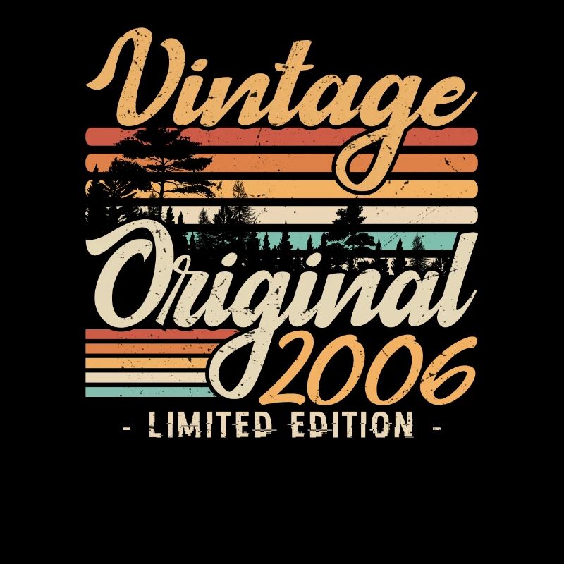 Vintage Anniversary Made in 2006 Retro 2006