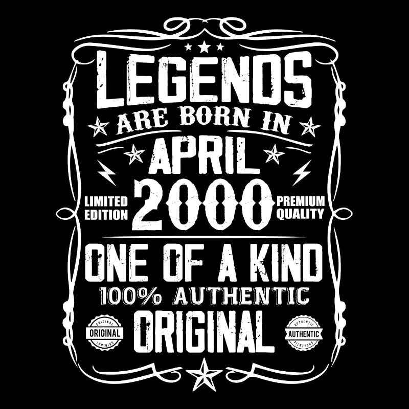 Les Légendes Sont Nées En Avril 2000 - Cadeau 2000