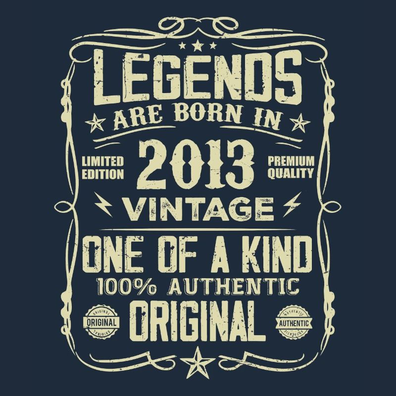Made In 2013 Vintage Anniversary Gift 2013