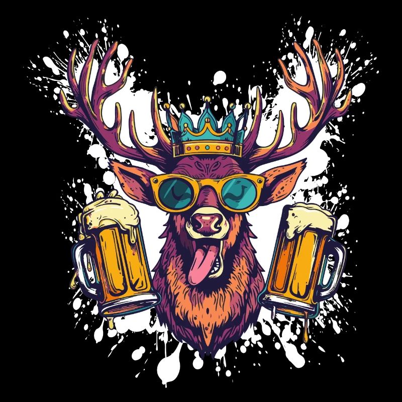 Bière de cerf drôle