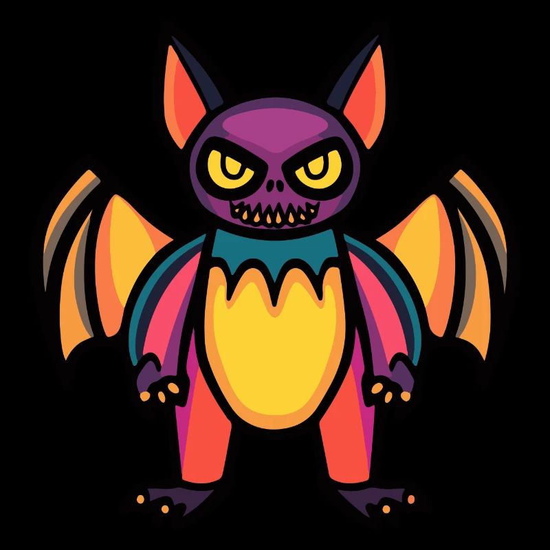 Fledermaus Halloween Tier