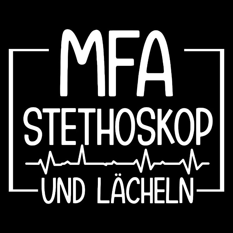 Arzthelferin Stethoskop & Lächeln MFA