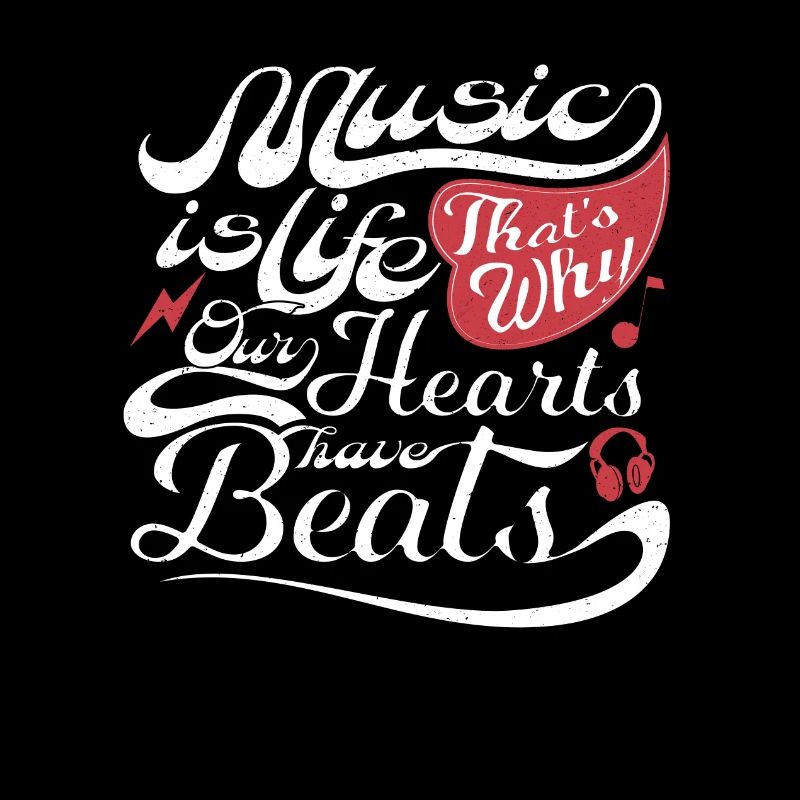 Inspirational Phrase Graphic Music, Origin Gift