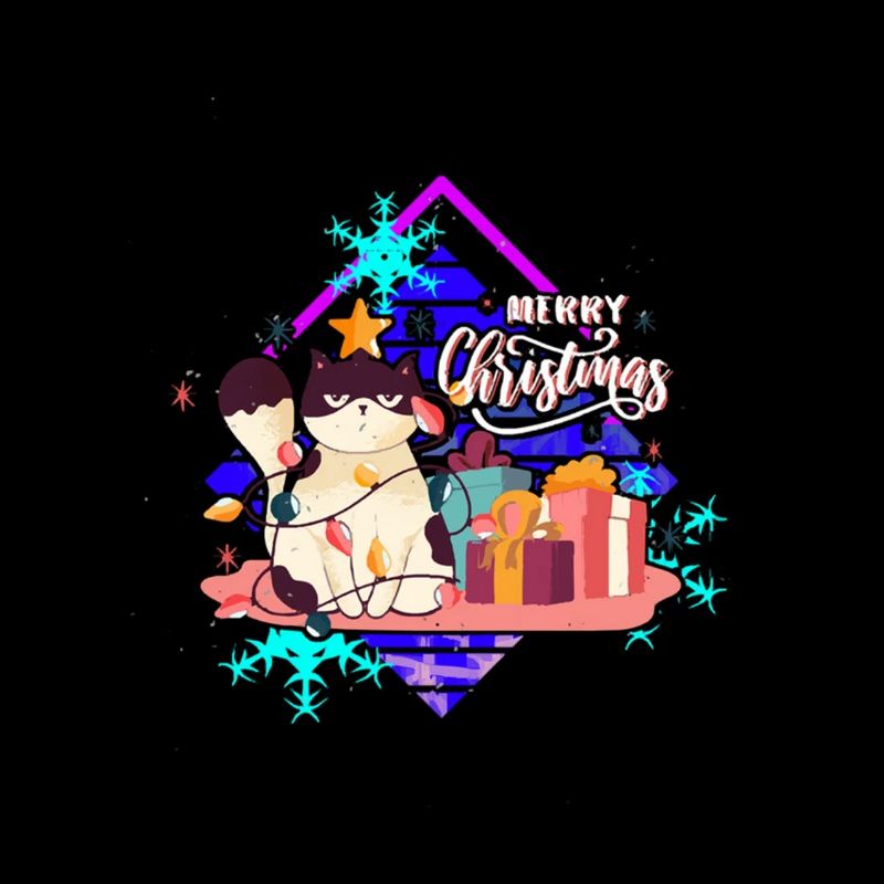 Verärgerte Katze am Baum