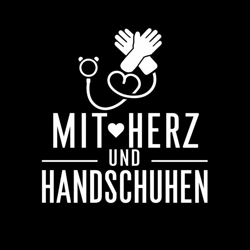 Mit Herz und Handschuhen Pflegekräfte
