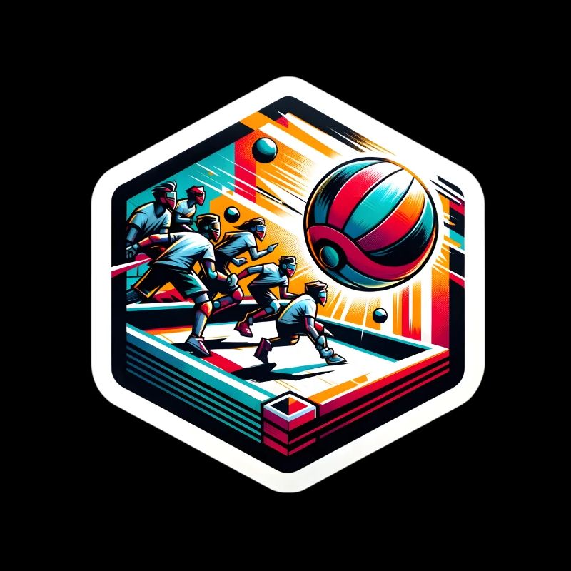 Gaga Ball Dodgeball Hexagone Pit Sport Jeu d’équipe