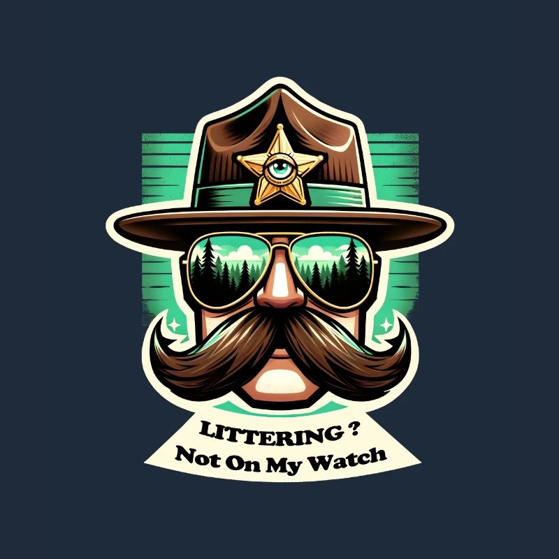 Anti littering No environment Recycle garbage