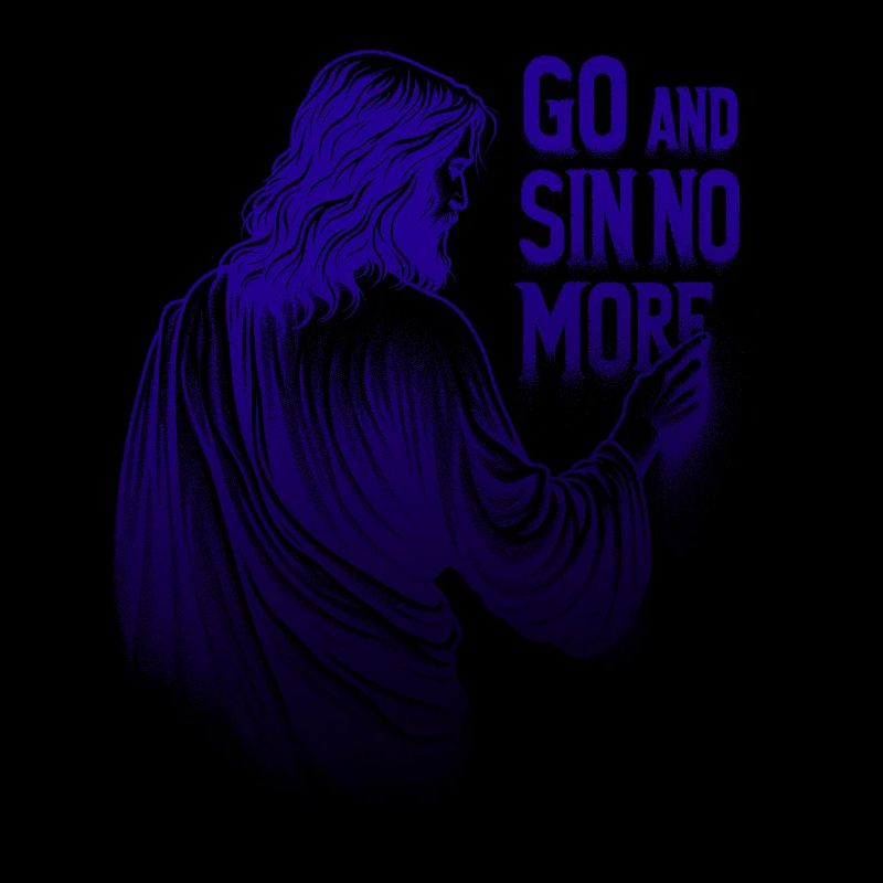 Go and Sin No More – Inspirational Jesus Design