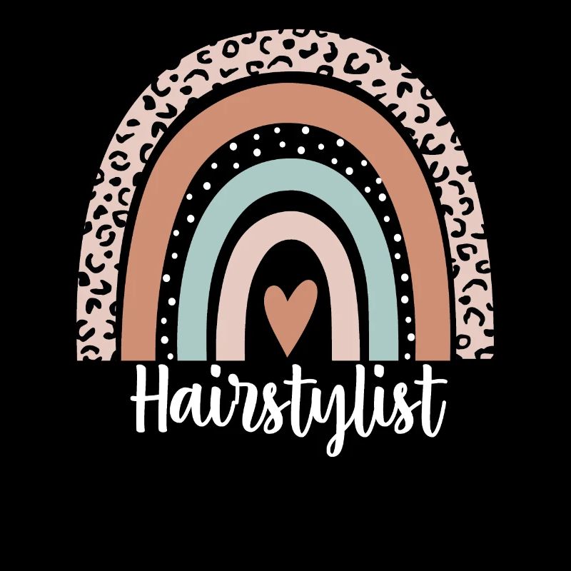 Friseur Regenbogen Leopard Lustiger Friseur