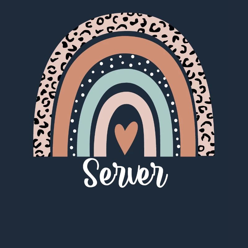 Server Rainbow Leopard Lustige Server-Wertschätzung