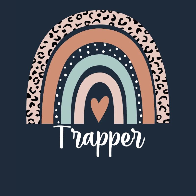 Trapper Trapping Regenbogen Leopard Lustig