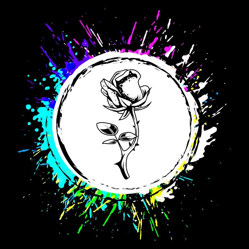 Symbole de l’icône de la rose