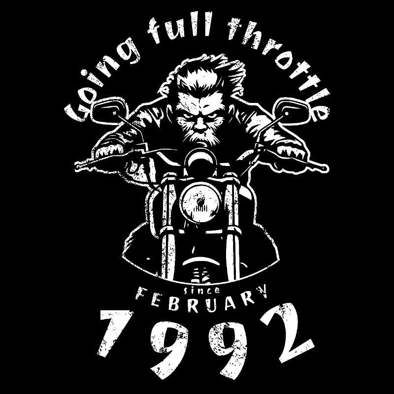 33. Geburtstag Going full throttle since 02/1992