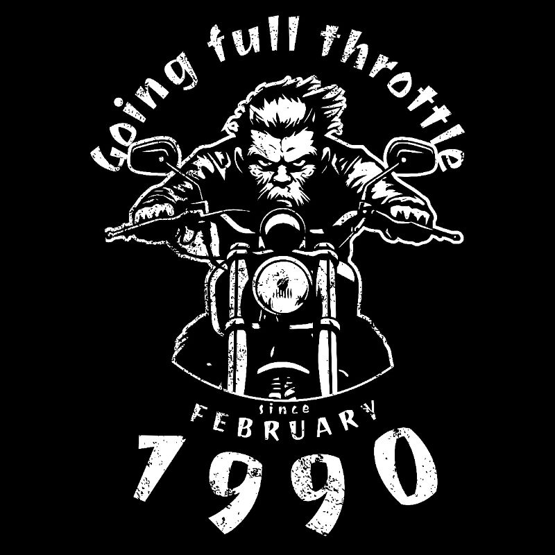 35. Geburtstag Going full throttle since 02/1990