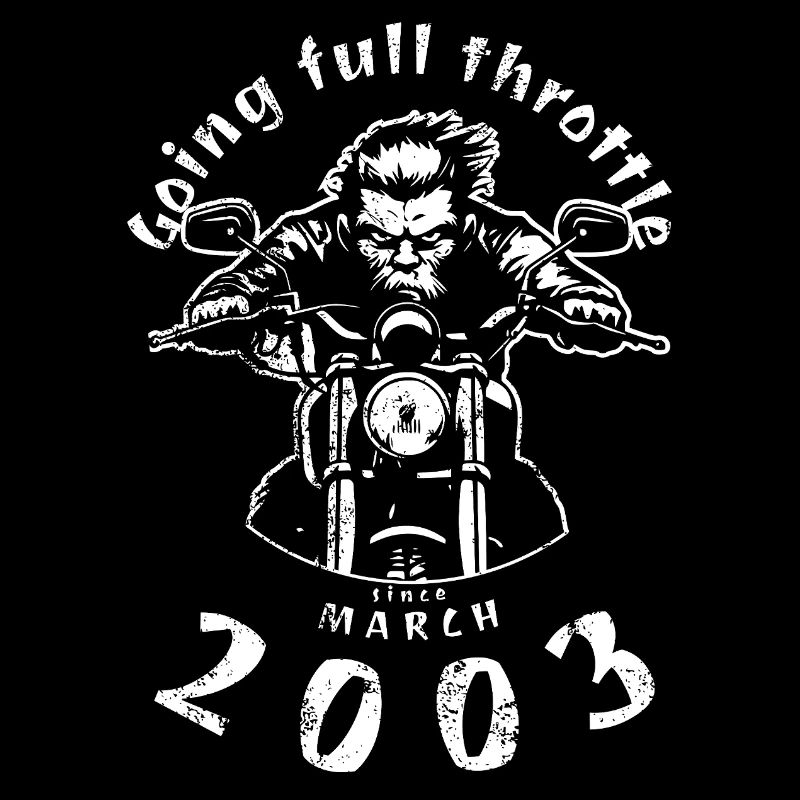 22. Geburtstag Going full throttle since 03/2003