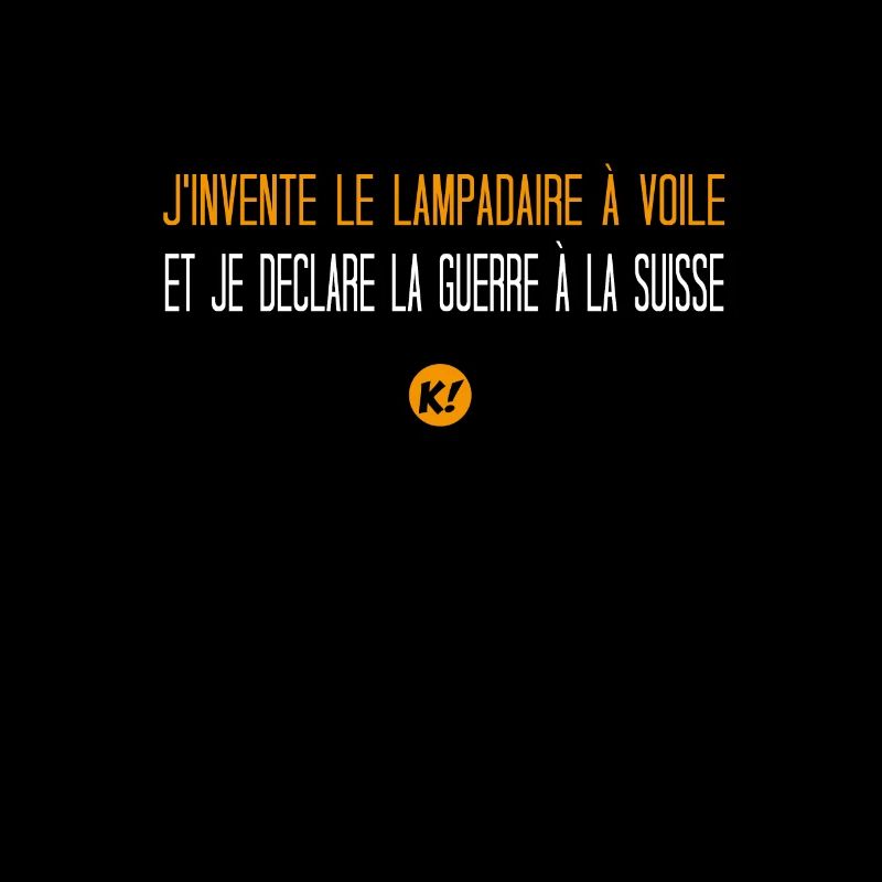 J'invente le lampadaire à voile et je declare la..