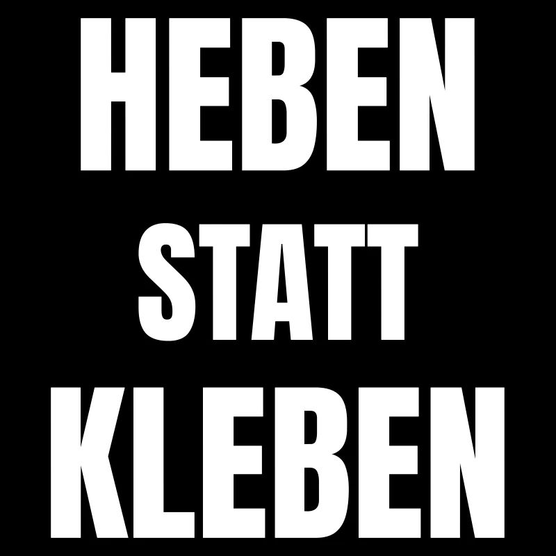 Heben statt Kleben