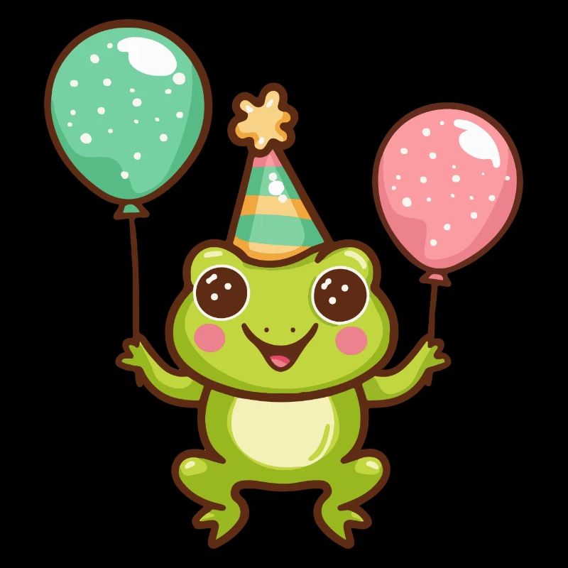 Frog Birthday Comic