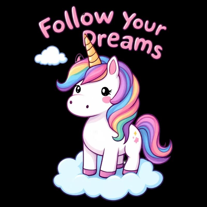 Folgen Sie Ihren Träumen Einhorn-Inspiration