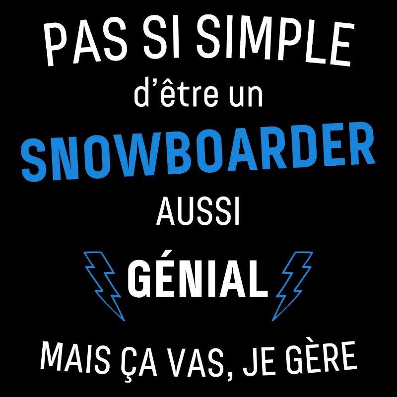 Snowboarder Génial