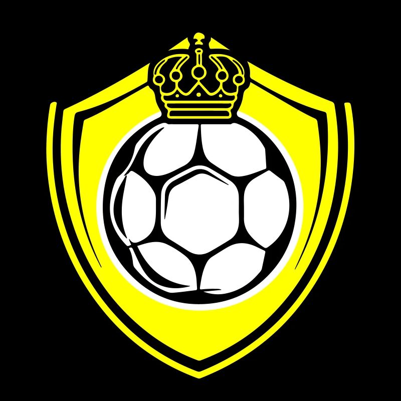 Équipe de bouclier de logo de football