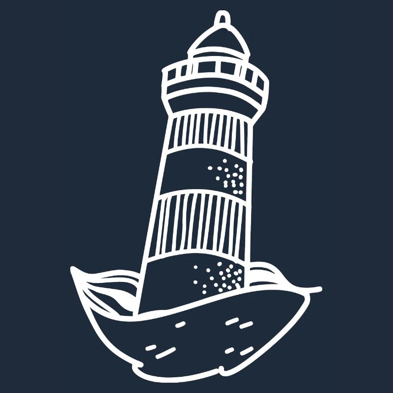 Lighthouse Ocean Waves