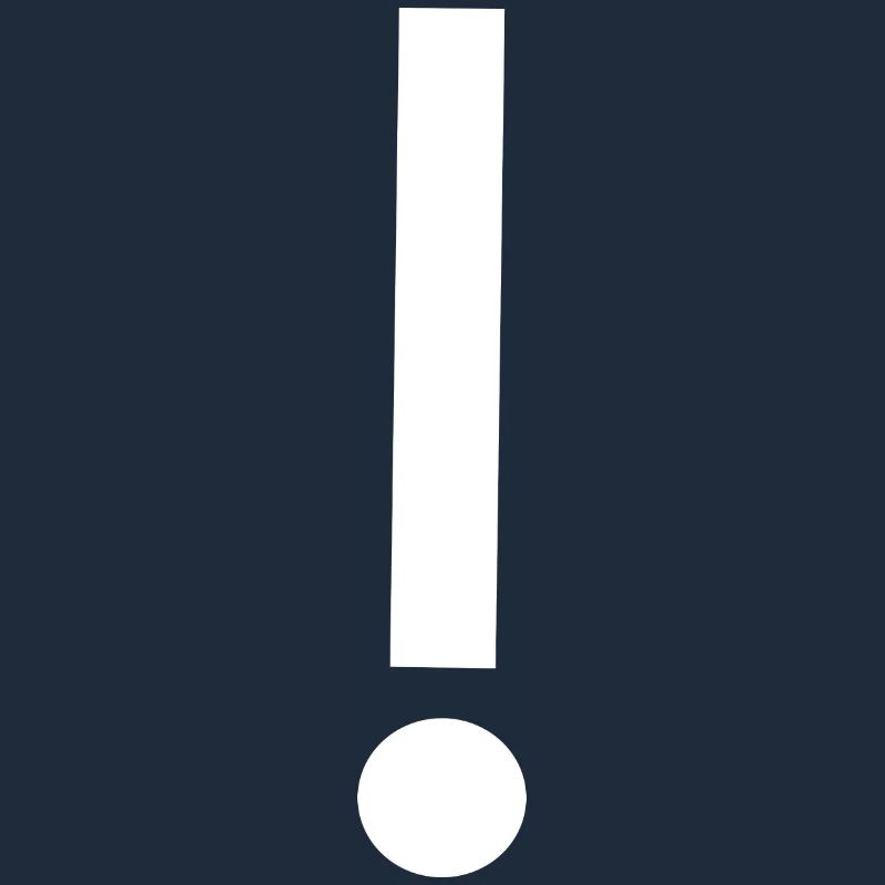 Modèle de modèle de point d’exclamation Modèle