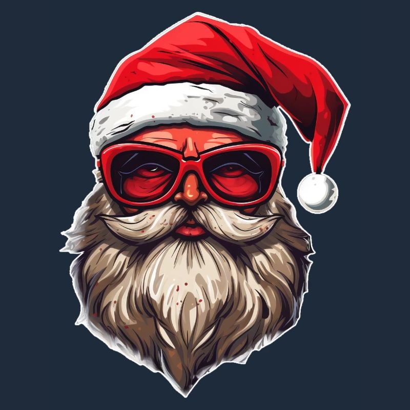 Conception du logo Ugly Christmas Santa Clause