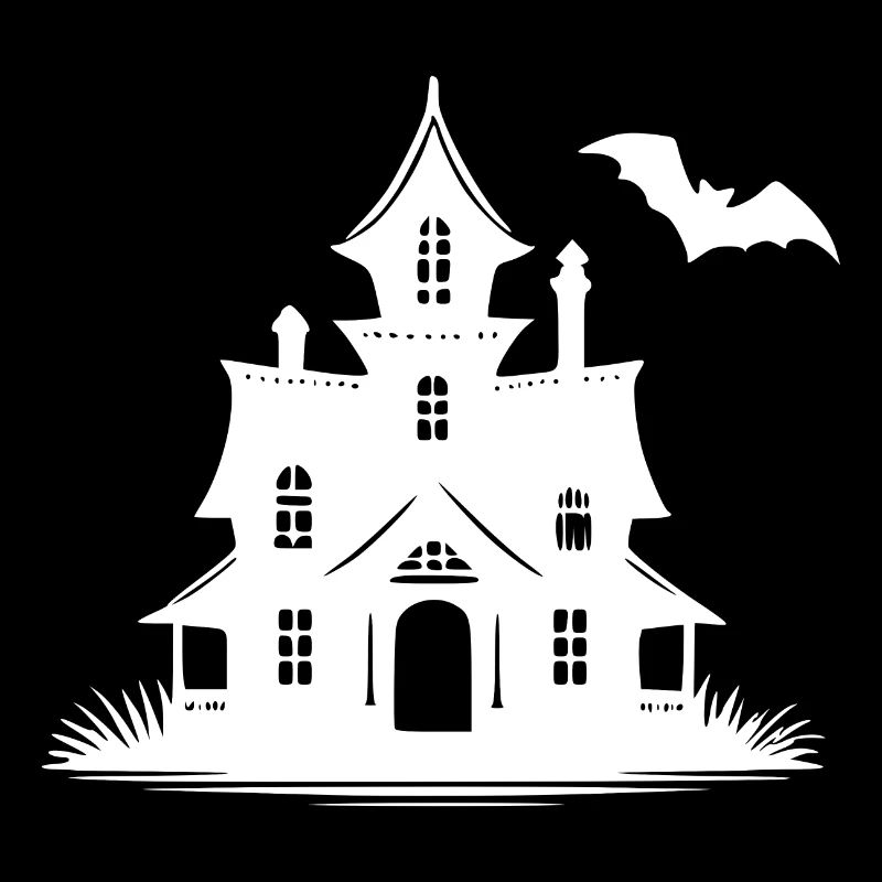 Maison hantée effrayante pour enfants Style d’Halloween