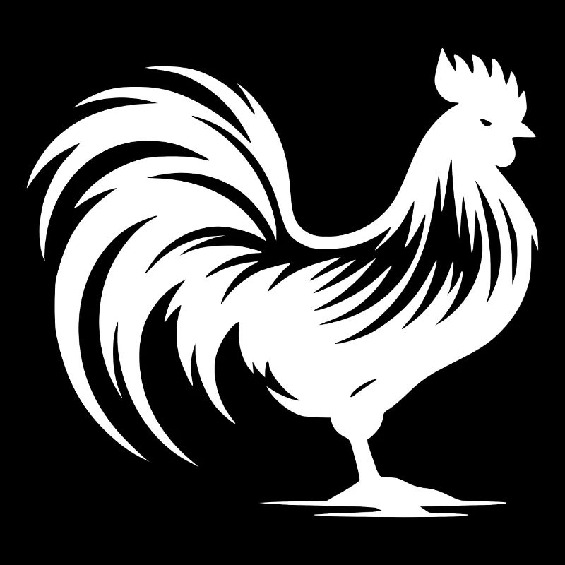 Chicken Farm Rooster Breed Rooster Tattoo Style