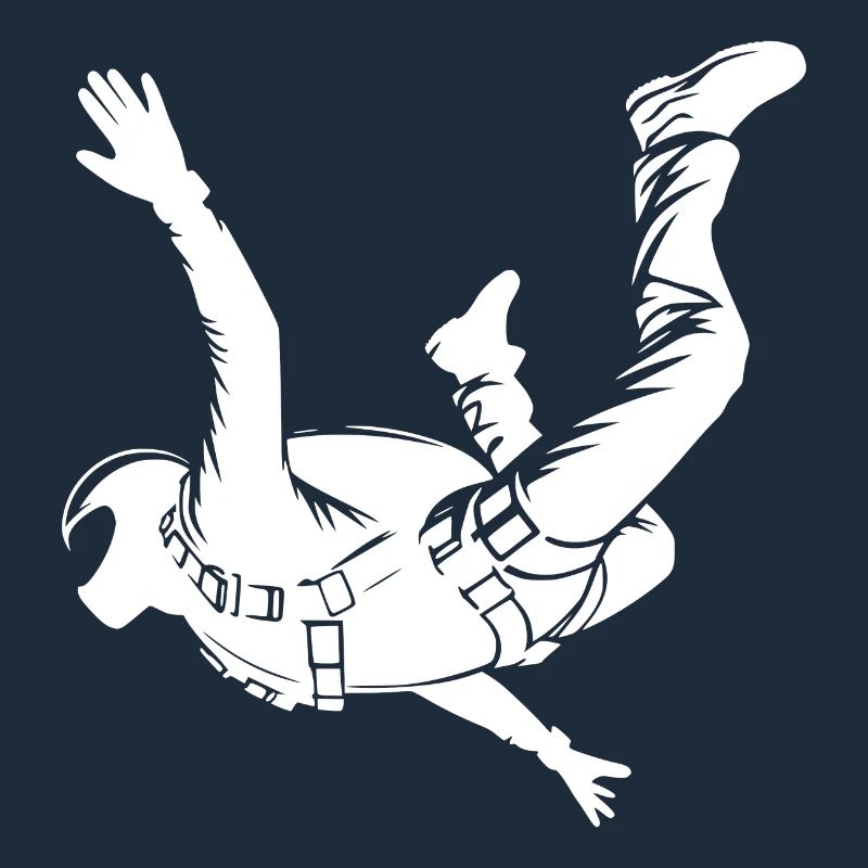 Fallschirmjäger Sprung in Profi Ausrüstung