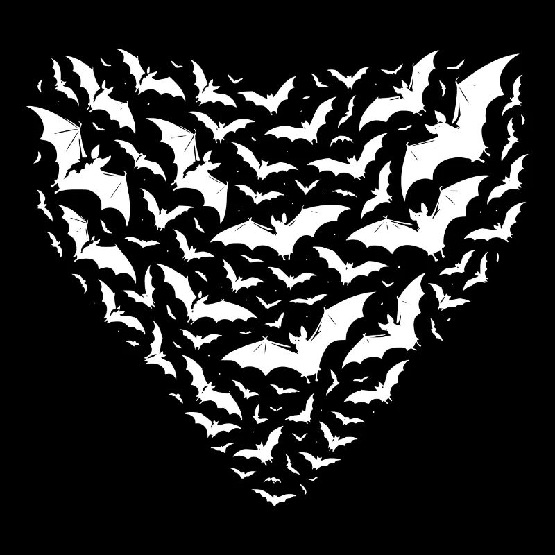 Elegant flight bats as a swarm at night
