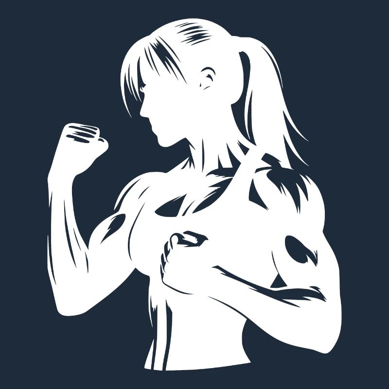 Boxe femme avec tresse dans une pose de combat puissante