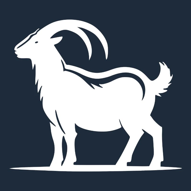 Portrait de chèvre avec d’énormes cornes