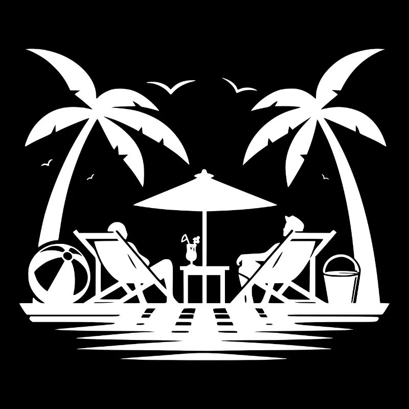 Fernweh nach Strand, Urlaub und Palmen am Meer