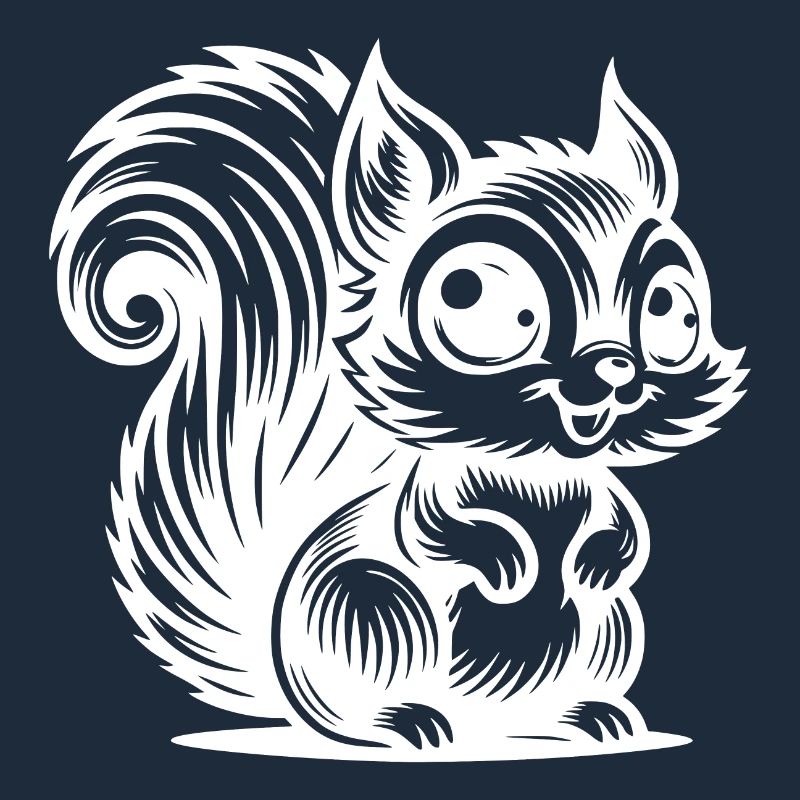 rire bébé écureuil enfants dessin