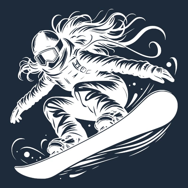 Powder snow and snowboarding