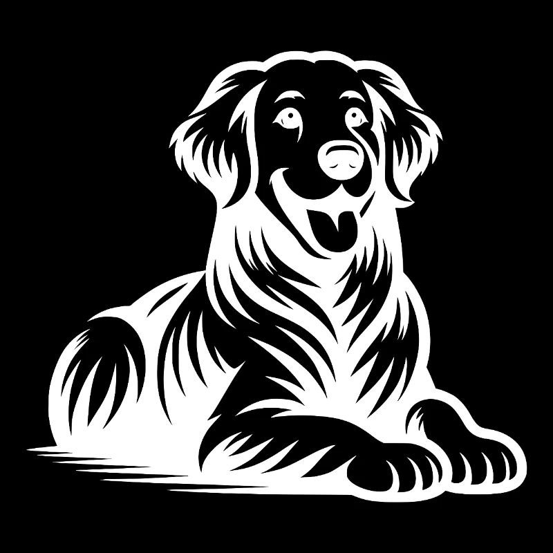 Cuddly Golden Retriever Portrait