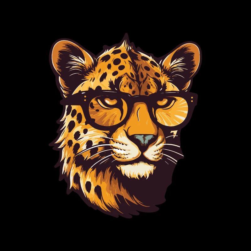 Tête de guépard Cool