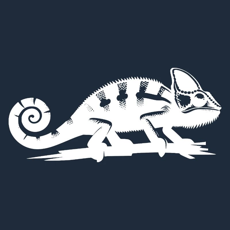 Little Chameleon Dragon with Curled Tail
