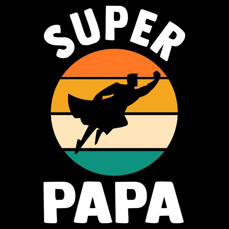 Vater Superheld Papa