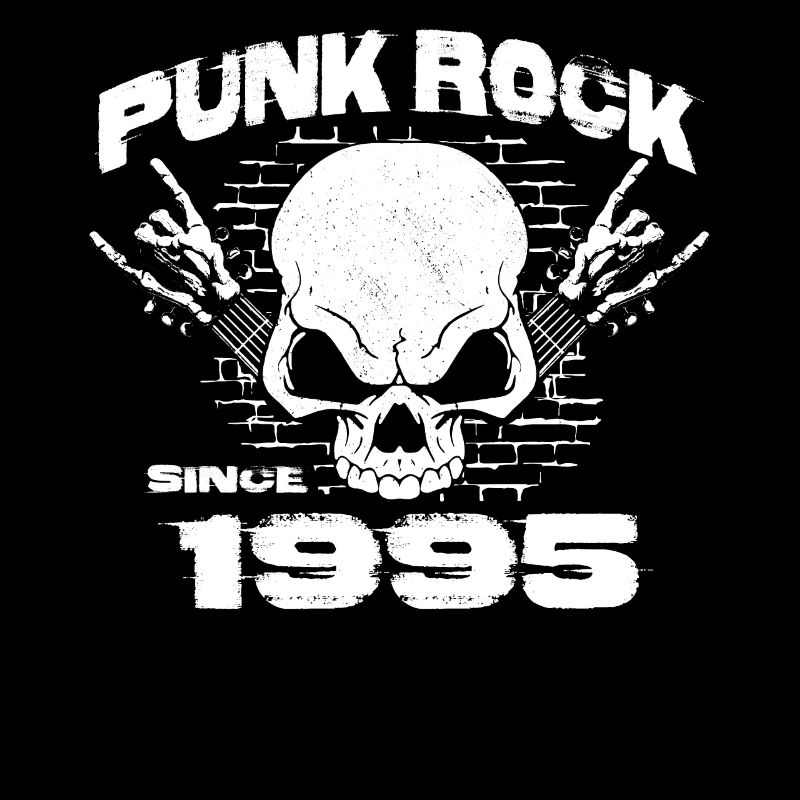 29th Birthday - Punk Rock Since 1995 Skull Rock