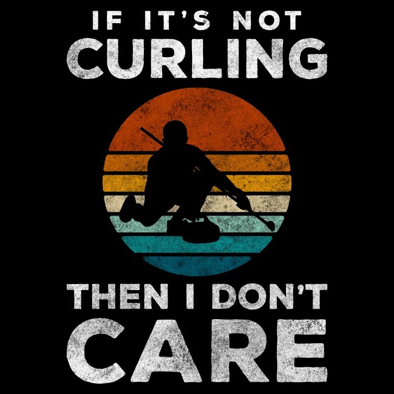 Curling Spieler Eishalle