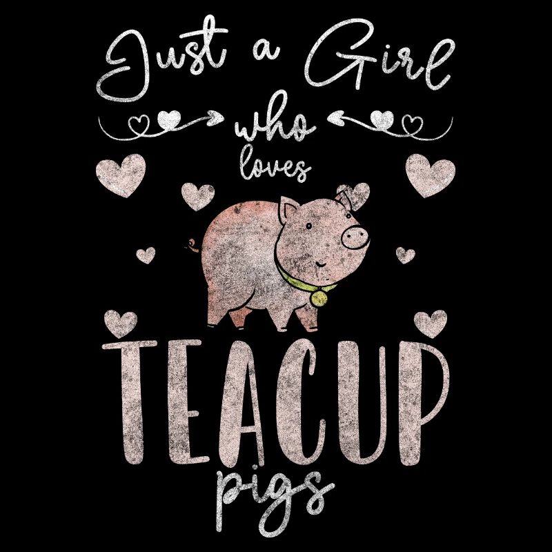 Teacup Niedlich Ringelschwanz Herz