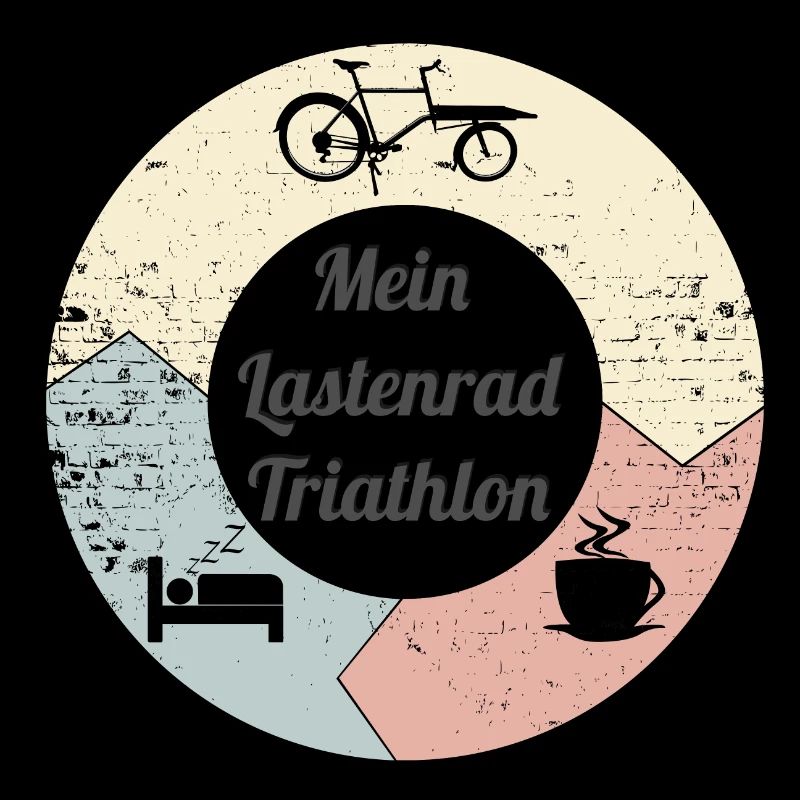 Lastenrad Triathlon, eat sleep repeat