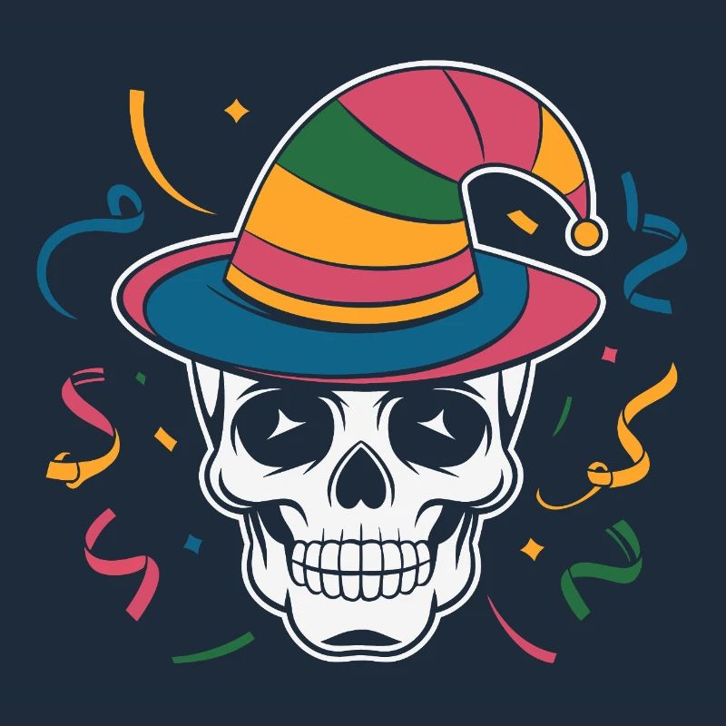 Drôle de carnaval Carnaval Crâne Helau