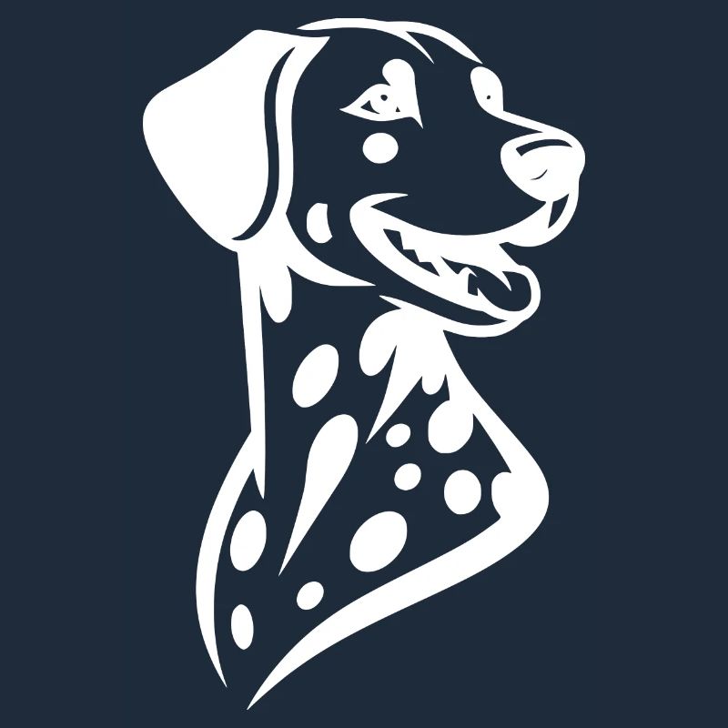 fier dalmatien élégant chien portrait