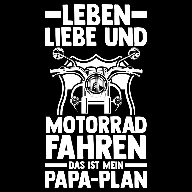 Papa Motorrad Vater Motorradfahrer