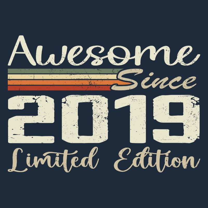 Anniversary 5 Years Vintage 2019 Gift 2019