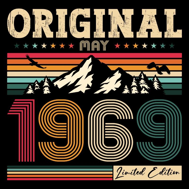 Original Mai 1969 Millésime 1969 Anniversaire 1969